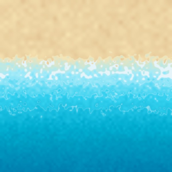 Resin Wall Clock Ocean Theme